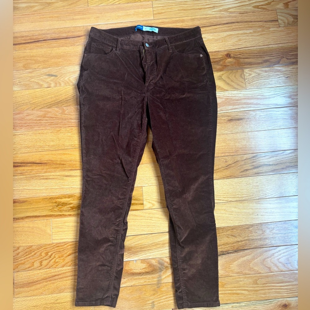 Old navy brown velvet pants